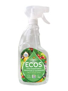 ECOS Καθαριστικό για Φρούτα και Λαχανικά Fruit & Veggie Wash