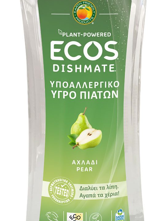 ECOS Υγρό Πιάτων για πλύσιμο στο χέρι - Αχλάδι - 500ml