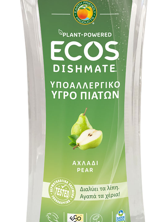 ECOS Υγρό Πιάτων για πλύσιμο στο χέρι - Αχλάδι - 500ml
